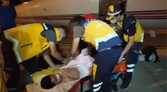 NEFES BORUSUNA OYUN HAMURU KAÇAN MUKADDES'E, AMBULANS UÇAKLA SEVK