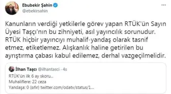 RTÜK Başkanı Şahin'den CHP'li üyeye tepki: Medyayı ayrıştırma çabasından vazgeçilmeli