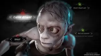 The Lord of the Rings Gollum için yayınlanan yeni video pek hoş karşılanmadı