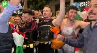 İtalyan Taraftarların Final Sevinci
