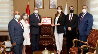KKTC Mersin Başkonsolosu Zalihe Mendeli, Mersin Valisi Su'ya ziyarette bulundu