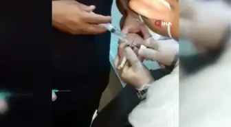 Parmağına sıkışan yüzüğü hastanede itfaiyeciler çıkardı