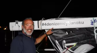 Türkiye'nin dört denizini yelkenliyle hiç durmadan aşan Tolga Pamir, 16 günlük zorlu yolculuğunu anlattı Açıklaması