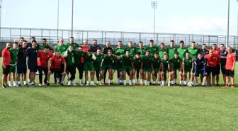 Bursaspor, Afyon'daki ilk antrenmanını gerçekleştirdi