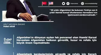 MSB: Kararlı Destek Misyonunun bitmesinden sonra da unsurlarımızla Hamid Karzai Uluslararası Havaalanının işletilmesine yönelik gerekli desteğin...