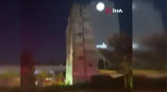 Taksim'de su sarnıcı üzerinde intihar girişimi