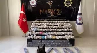 Van'da Narkotik köpeği 'Magnum' ile yapılan aramada 156 kilo 'eroin' ele geçirildi