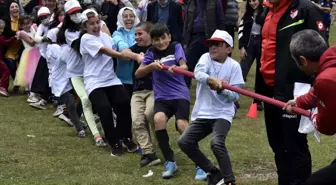 2 bin metre rakımlı yaylada spor şenliği yapıldı