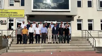 Düzce TEML Mezunları Derneği ilk ziyaretini meslek lisesine yaptı