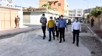 Nusaybin'de kilitli parke taşı ve asfalt çalışmaları ile yolların konforu artırılıyor