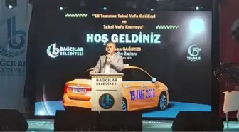 TAKSİCİLER 15 TEMMUZ ŞEHİTLERİ ANISINA KONTAK ÇEVİRDİ