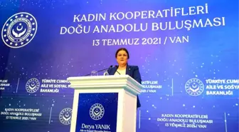 Aile ve Sosyal Hizmetler Bakanı Yanık, Van'ın Edremit ilçesinde 'Kadın Kooperatifleri Doğu Anadolu Buluşması' programına katıldı