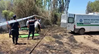 Tarlasındaki yangını söndürmek isterken öldü