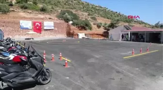 BODRUM MOTOSİKLET EĞİTİM VE SINAV ALANINA KAVUŞTU