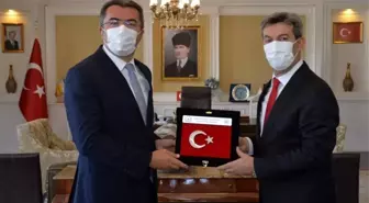 Emniyet Müdürü Tuncer, Vali Memiş'i ziyaret etti