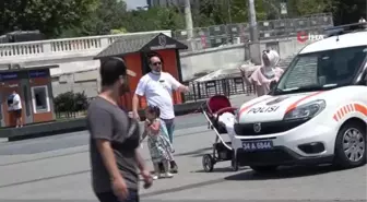 Taksim Meydanı'nda olaylı asansör kavgası kamerada