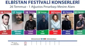 Elbistan Müzik Festivali'ne yıldız yağmuru