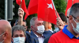 Nursaçan, Demokrasi Yürüyüşüne katıldı