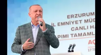 Cumhurbaşkanı Erdoğan Erzurum'da toplu açılış töreninde konuştu: (1)