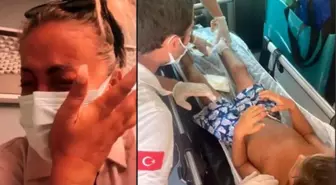 Yeliz Yeşilmen, oğlunun geçirdiği talihsiz kazayı anlatırken gözyaşlarına boğuldu