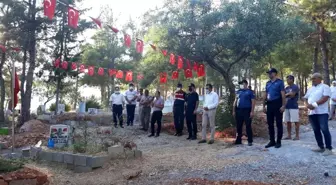 Son dakika haber... Bozyazı'da şehit kabirlerine bayram ziyareti