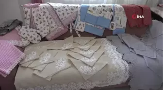 Hem çeyizini hazırladı, hem de meslek edindi