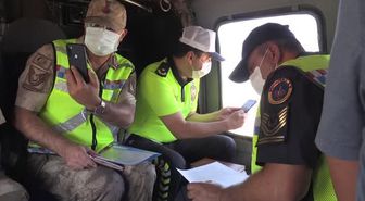 Vali Oktay Çağatay, helikopterle trafik denetimi yaptı