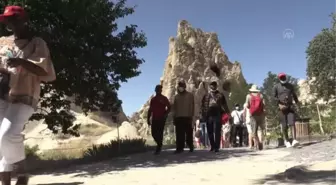 Bayram Kapadokya'da turizmcilerin yüzünü güldürdü