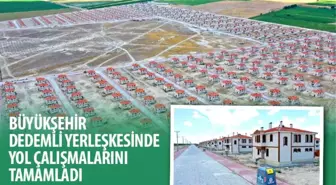 Büyükşehir Dedemli Yerleşkesinde Yol Çalışmalarını Tamamladı