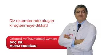 Diz eklemlerinde oluşan kireçlenmeye dikkat