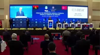 DEİK Başkanı Olpak, Türkiye-Angola İş Forumu'nda konuştu