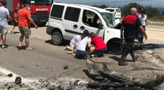 Gelibolu'da iki araç çarpıştı; sürücüler öldü