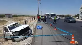 Konya'da TIR'ın çarptığı otomobildeki baba ve kızı öldü