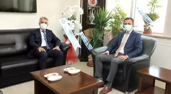 Sayın Valimiz Mehmet Makas, Erzincan Cumhuriyet Başsavcısı Dr. Ali Öztürk'e Hayırlı Olsun Ziyaretinde Bulundu