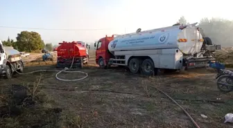 Çiftçinin bir yıllık emeği küle döndü