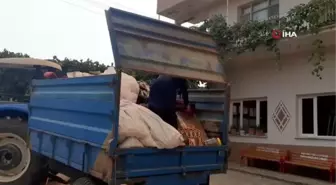 Son dakika haberi! Yangının sıçradığı Karatepe Köyü'ndeki kilim evi boşaltıldı