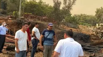 Çiçekdağı Belediye Başkanı Hakanoğlu, Manavgat'ta yangın bölgelerinde inceleme yaptı