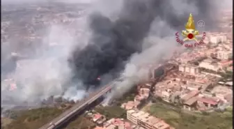 İtalya'nın Sicilya Adası'ndaki yangınlar günlük hayatı olumsuz etkiledi