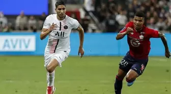 PSG'de Achraf Hakimi, Filistin'e destek verdiği için İsrailli taraftarların protestosuna maruz kaldı