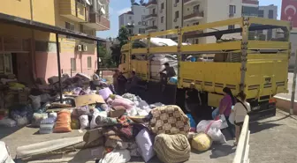 Anamur'dan Aydıncık'taki yangında zarar görenlere destek