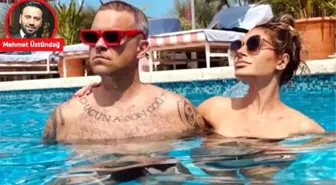 Robbie Williams, Türk eşi Ayda Field ile Bodrum'da