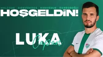 Son dakika spor: Bursaspor'un ilk yabancı transferi Luka Capan