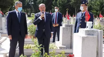 KKTC Cumhurbaşkanı Tatar'dan Kıbrıs Şehidi Cengiz Topel'in kabrine ziyaret