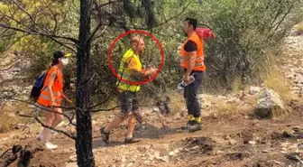 Oyuncu Furkan Kızılay, üç gün önce tatil yaptığı bölgeye bu sefer yangın söndürmeye geldi