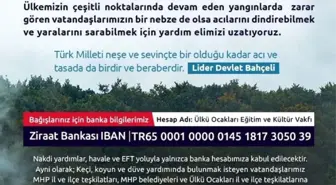 Ardahan Ülkü Ocakları yangın zedeler için yardım kampanyası başlattı