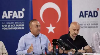 Dışişleri Bakanı Çavuşoğlu, Manavgat AFAD Koordinasyon Merkezi'nde konuştu: (2)