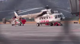 Son dakika haber! Hava araçları yangınları söndürmek için sabahın ilk ışıklarıyla havalanıp gün batımında piste dönüyor (7)