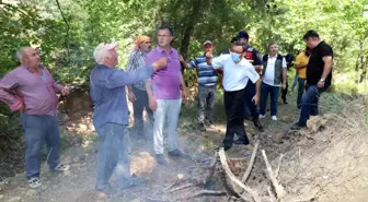 Köylülerin nöbeti sayesinde orman yangını büyümeden söndürüldü