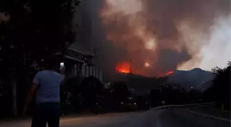 Termik santrale yangın sıçrayan Ören'de beldeye girişler yasaklandı