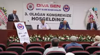 Diva-Sen Siirt Şubesi 3. Olağan Genel Kurulu yapıldı